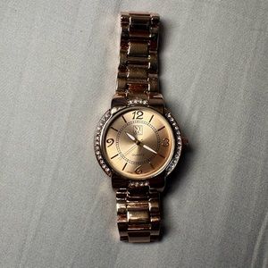 NY&C rose gold watch